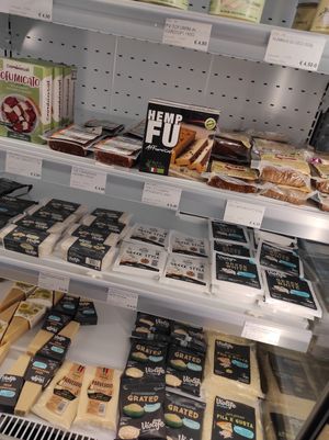 Cheese at Mondo Vegan in Salo