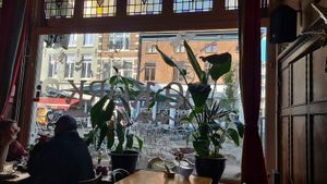 De klassieke glas in lood ramen! at De Kurk in Arnhem