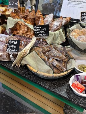 Vegan wheat-free flapjack   at The Puffins Nest Café in Liscannor