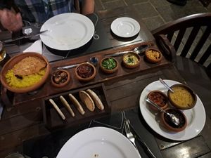 Pol Roti und Rice at Ceylon Curry Club in Colombo