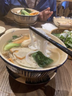 Pho  at Tet Restaurant in Hanoi