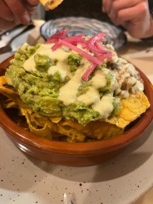 Nachos at Doxa in Madrid