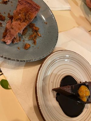 Postres at Doxa in Madrid