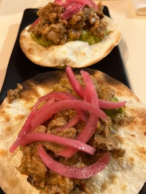 Tacos at Doxa in Madrid