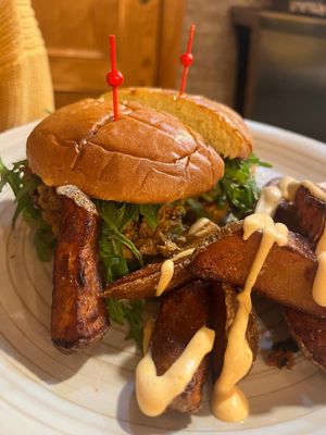 Pulled pork burguer  at Doxa in Madrid