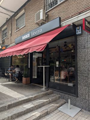 view from outside at Doxa in Madrid