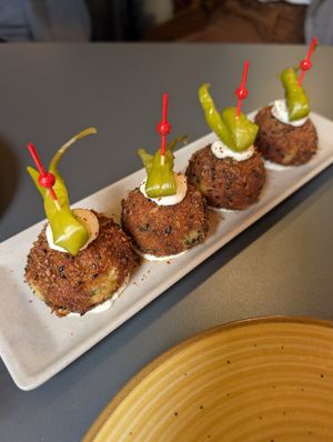 croquettes at Doxa in Madrid