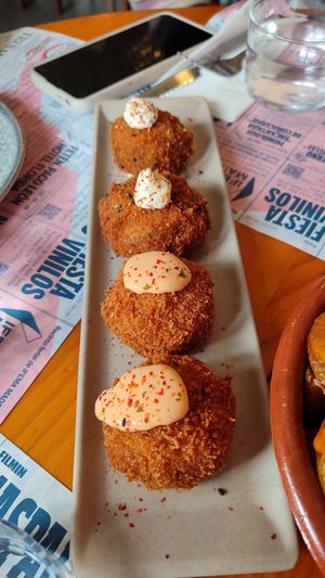 croquetas at Doxa in Madrid