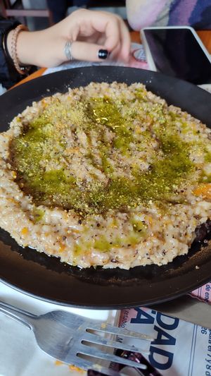 risotto at Doxa in Madrid