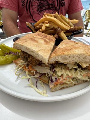 Nashville tofu sandwichh  at Drake Devonshire Inn  in Wellington