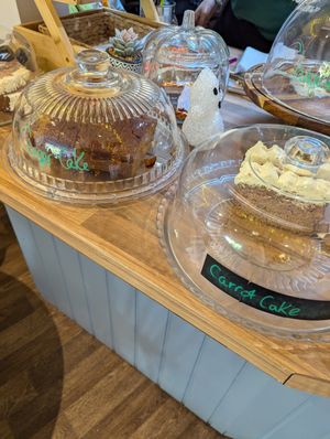 Vegan cakes at Tealicious Tea Room  in Durham