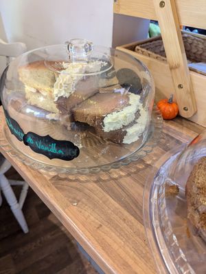 Vegan cames at Tealicious Tea Room  in Durham