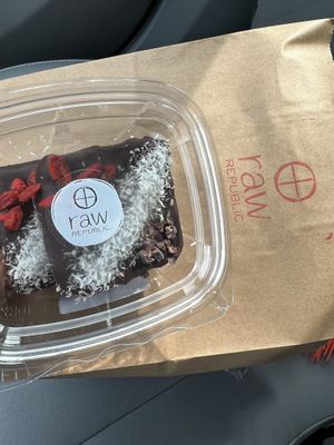Cocao brownies 🤤🤤  at Raw Republic in New Orleans