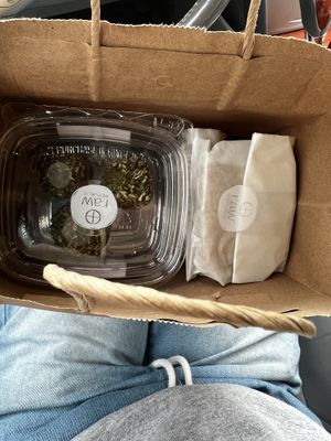 Strawberry fog bars and bossy balls 🤤🤤  at Raw Republic in New Orleans