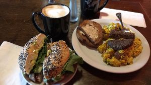 Breakfast  at Nectar Cafe in Portland