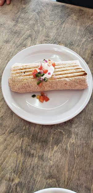 Breakfast burrito at Nectar Cafe in Portland