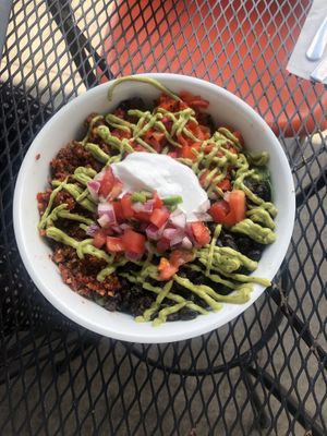 Taco salad  at Nectar Cafe in Portland