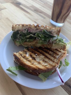 Breakfast sandwich  at Nectar Cafe in Portland