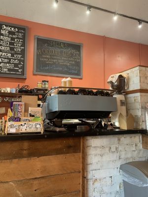 inside of the cafe at Nectar Cafe in Portland