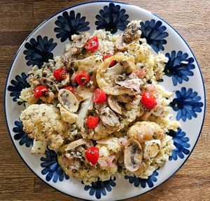 Cauliflower Piccata at Kind Cafe and Catering in Westchester