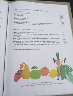 Menu at Ledro Nature Art Cafe & Shop in Ledro