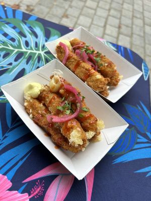 Vegan mozza sticks  at Dam aux fourneaux - Pop Up in Bordeaux