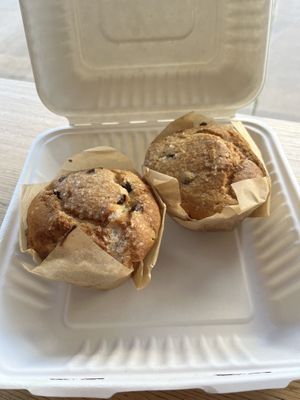Blueberry muffin  at Collective Coffee in Wichita Falls