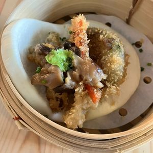 Veggie bao  at Sibuya Urban Sushi Bar  in Merida