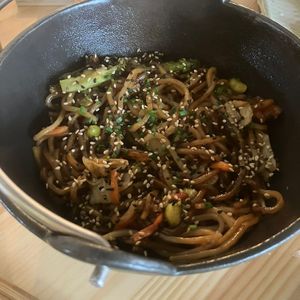 Yakisoba vegetal  at Sibuya Urban Sushi Bar  in Merida