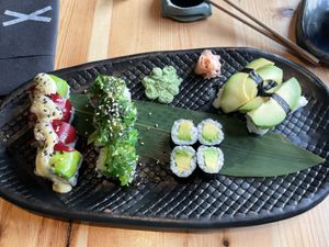 Combo vegano. Muy rico.  at Sibuya Urban Sushi Bar  in Merida