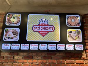   at Gazi Çiğköfte  in Istanbul