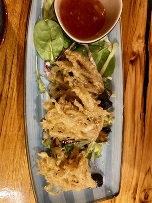 Fried enoki mushrooms    at Tokymon Chay in Frankfurt