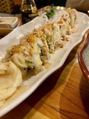 Spicy sake sushi   at Tokymon Chay in Frankfurt