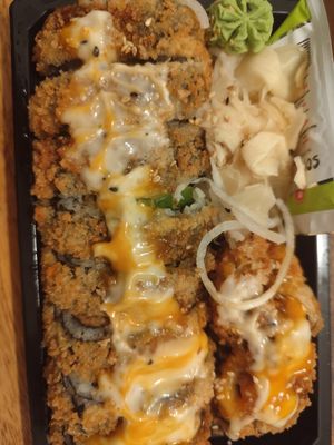 Tempura Sushi at Tokymon Chay in Frankfurt