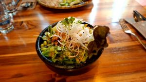 Sushi bowl at Tokymon Chay in Frankfurt