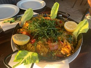Paella Vegetariano  at Restaurante Las Salinas in Gran Canaria