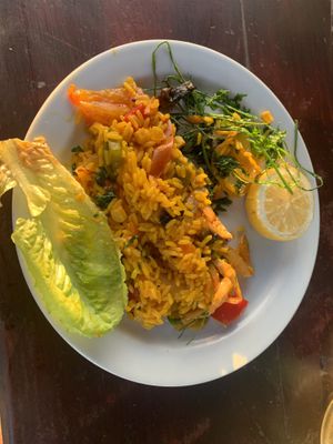 Paella Vegetarisch   at Restaurante Las Salinas in Gran Canaria