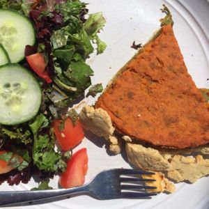 The seasonal quiche! amazing! at Whyld Ass in Flagstaff