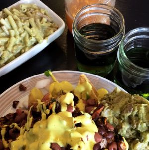 Nachos, Macaroni and Juice  at Whyld Ass in Flagstaff