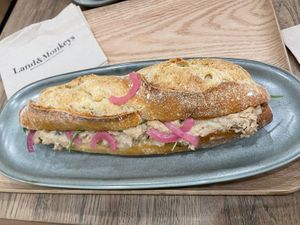 No tuna sandwich   at Land & Monkeys in Bordeaux