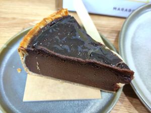 Chocolate flan at Land & Monkeys in Bordeaux