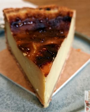 Vanilla flan at Land & Monkeys in Bordeaux