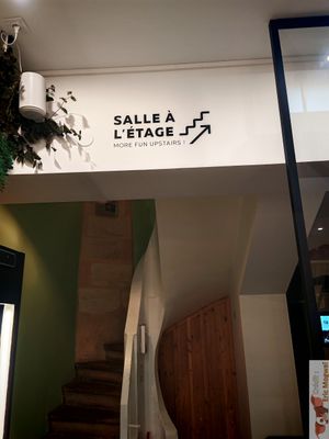 Seats upstairs available at Land & Monkeys in Bordeaux