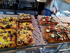 Focaccias at Land & Monkeys in Bordeaux