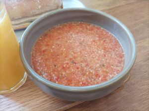 Gaspacho at Land & Monkeys in Bordeaux