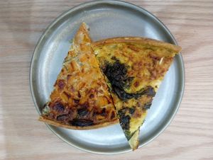 Quiches at Land & Monkeys in Bordeaux