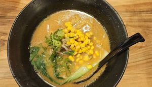 Vegan miso ramen at Takezo - Bilker Allee in Dusseldorf