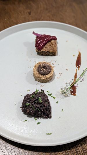 Sweet tastings trio at Tau Cozinha in Sao Paulo