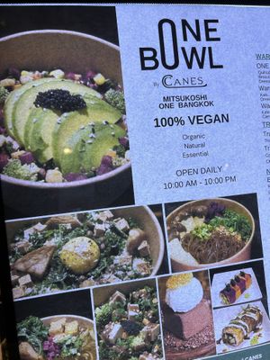   at ONE bOwl Vegan by CANES in Bangkok