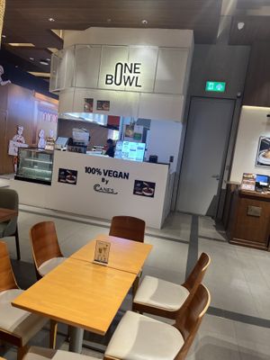Huge food court so have this picture ready to show to ask directions. It was opposite a big supermarket on B1 level    at ONE bOwl Vegan by CANES in Bangkok